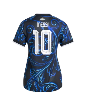 Billige Fotballdrakt Argentina Lionel Messi #10 Replika Bortedrakt Dame VM 2026 Kortermet Billige Fotballdrakt Argentina Lionel Messi #10 Replika Bortedrakt Dame VM 2026 Kortermet